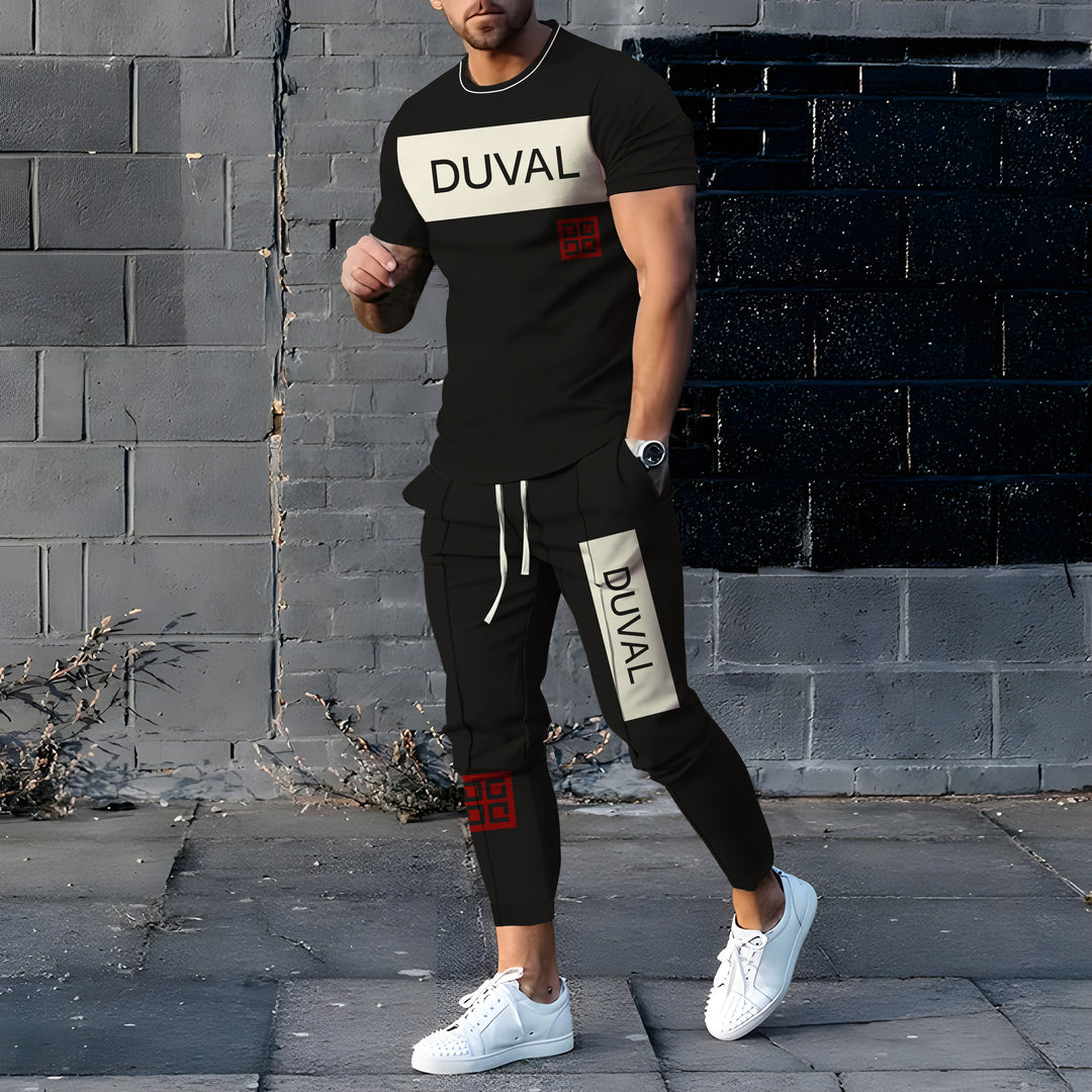 Short Sleeve Casual Two-piece Set 0