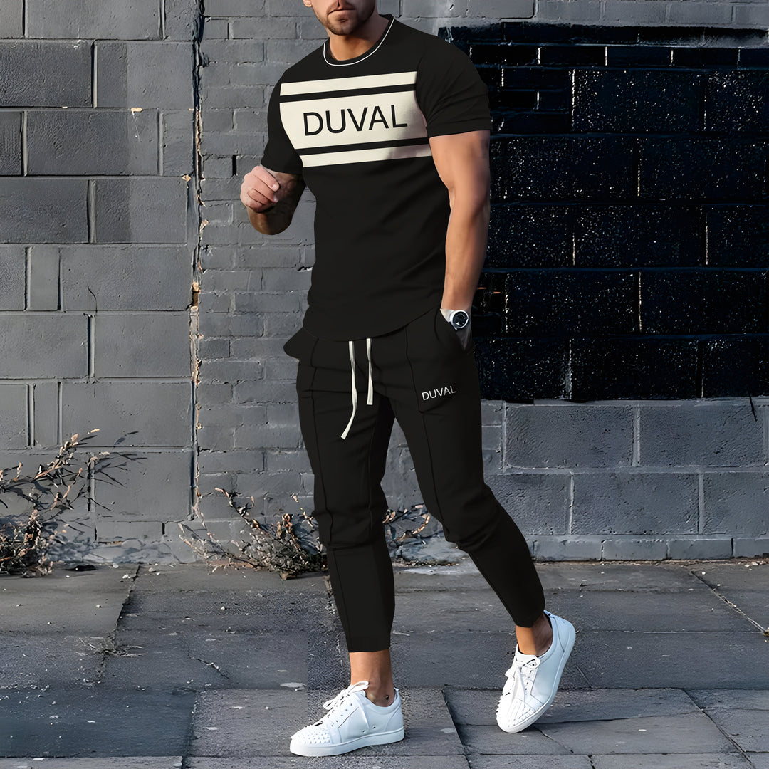 Short Sleeve Casual Two-piece Set 0