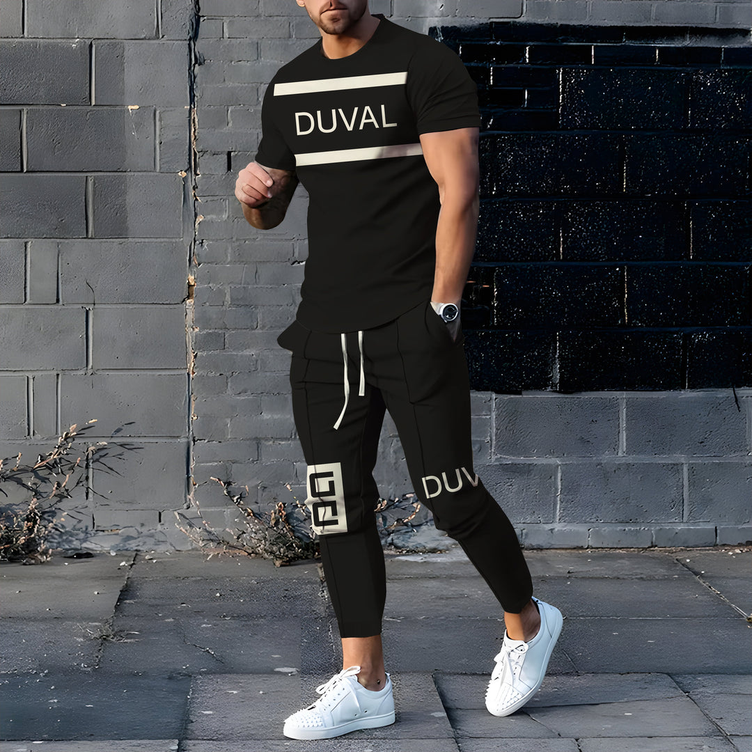 Short Sleeve Casual Two-piece Set 0