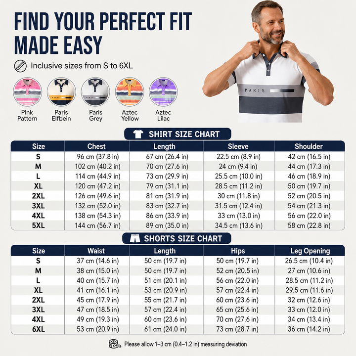 Sullivan | Shirt and Shorts Set - Breathable Casual Summer Wear