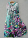 Patricia – Elegant Watercolour Dress