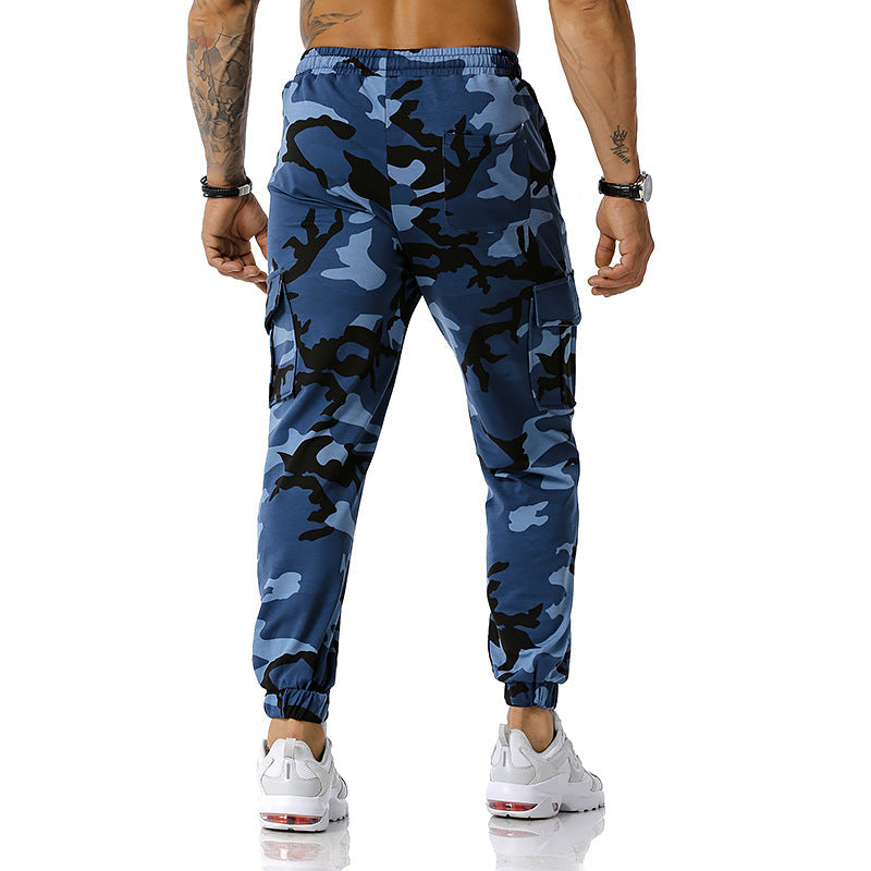 The Camo Trousers - Navy 1