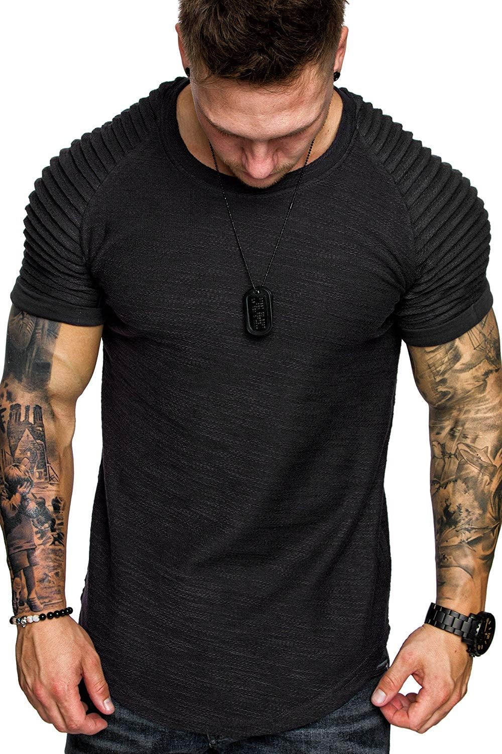 The DUVAL Pleated T-Shirt 0