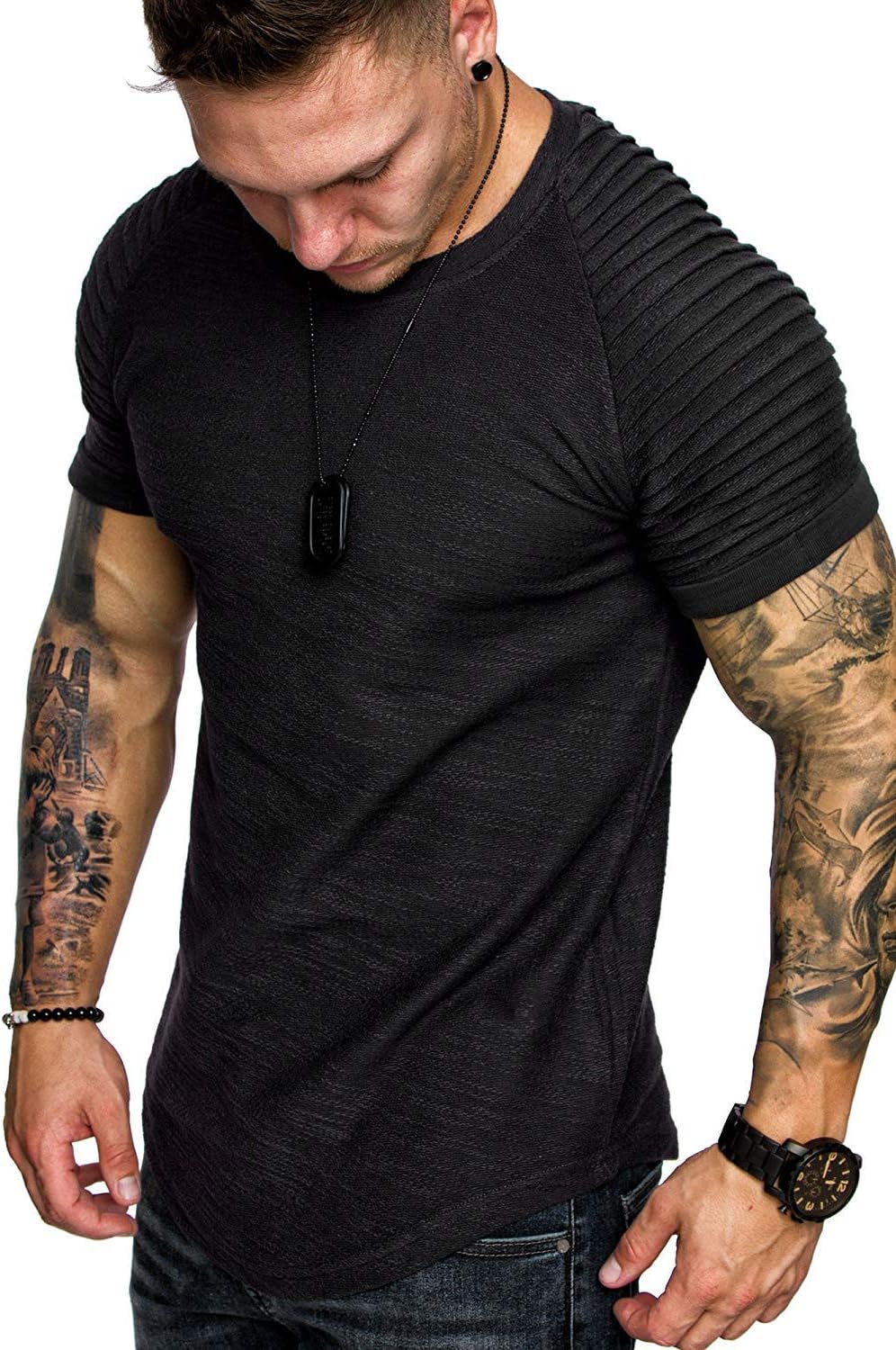 The DUVAL Pleated T-Shirt 3