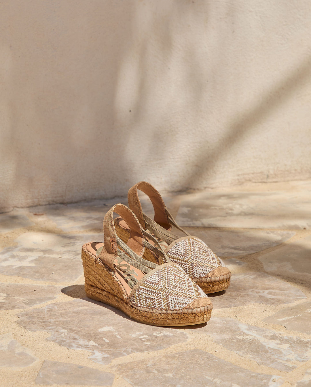 Vera Women's Sandals | Natural Jute Wedge, Breathable Microfiber Insole 0