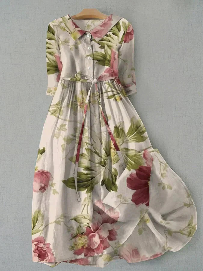 Diane – Elegant Floral Dress