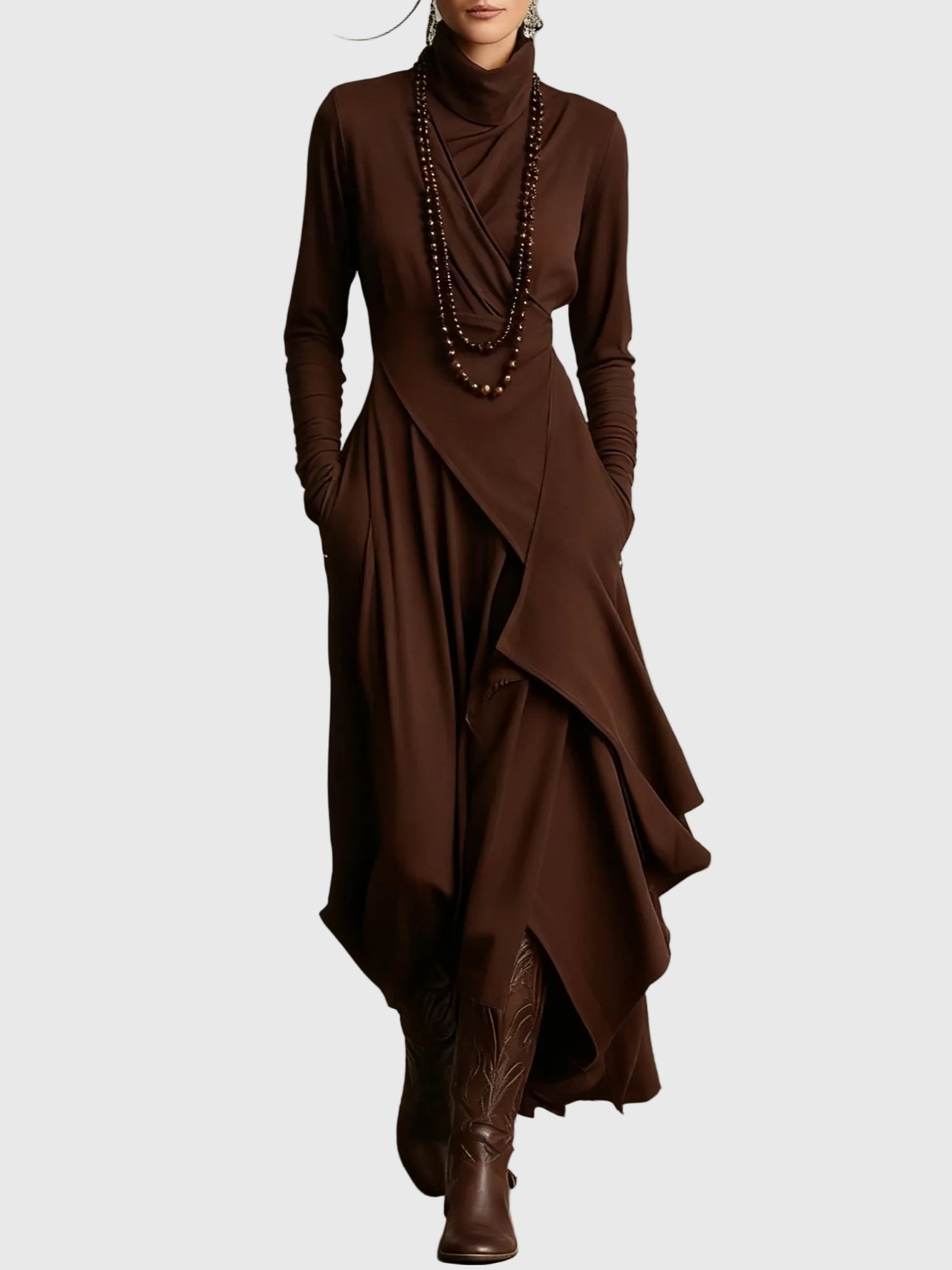 Violet | Maxi Pleated Dress