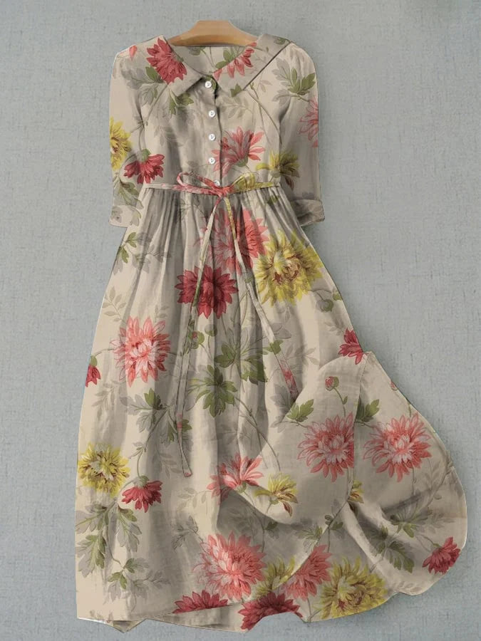Sharon – Graceful Floral Dress