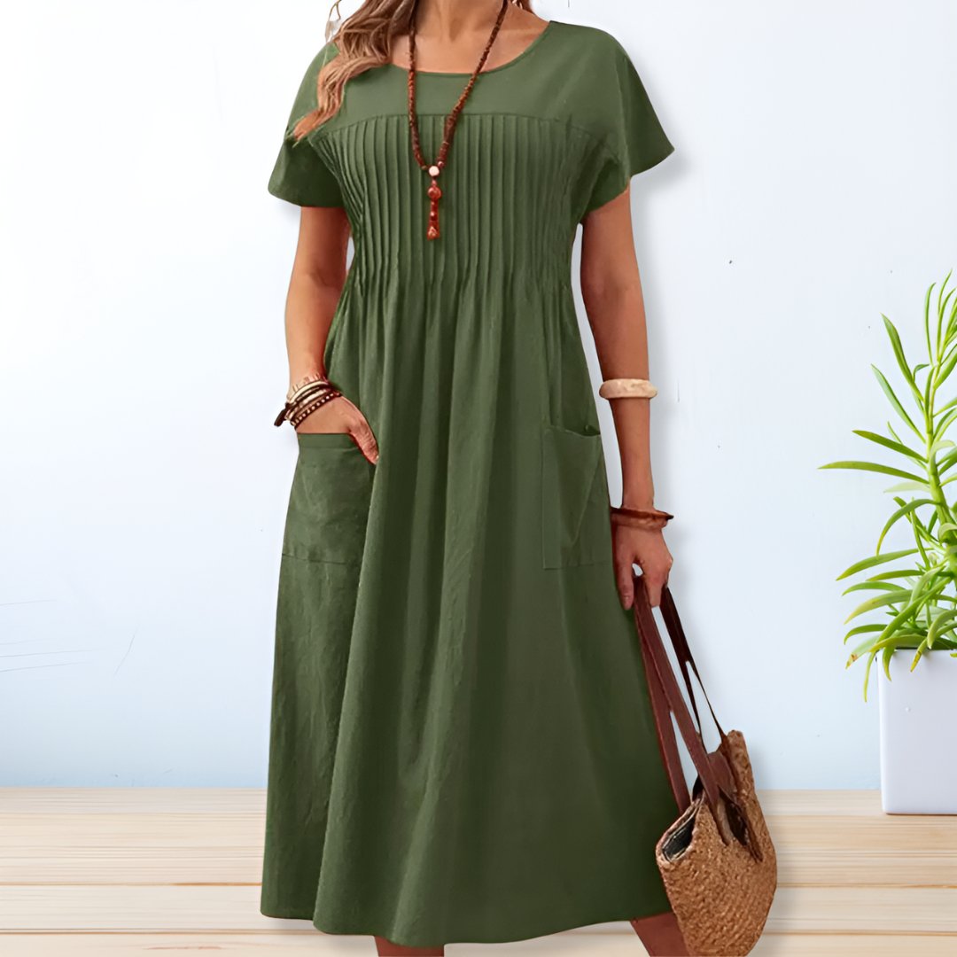 Jacqueline™ | Tummy Coverage Fit Day Dress