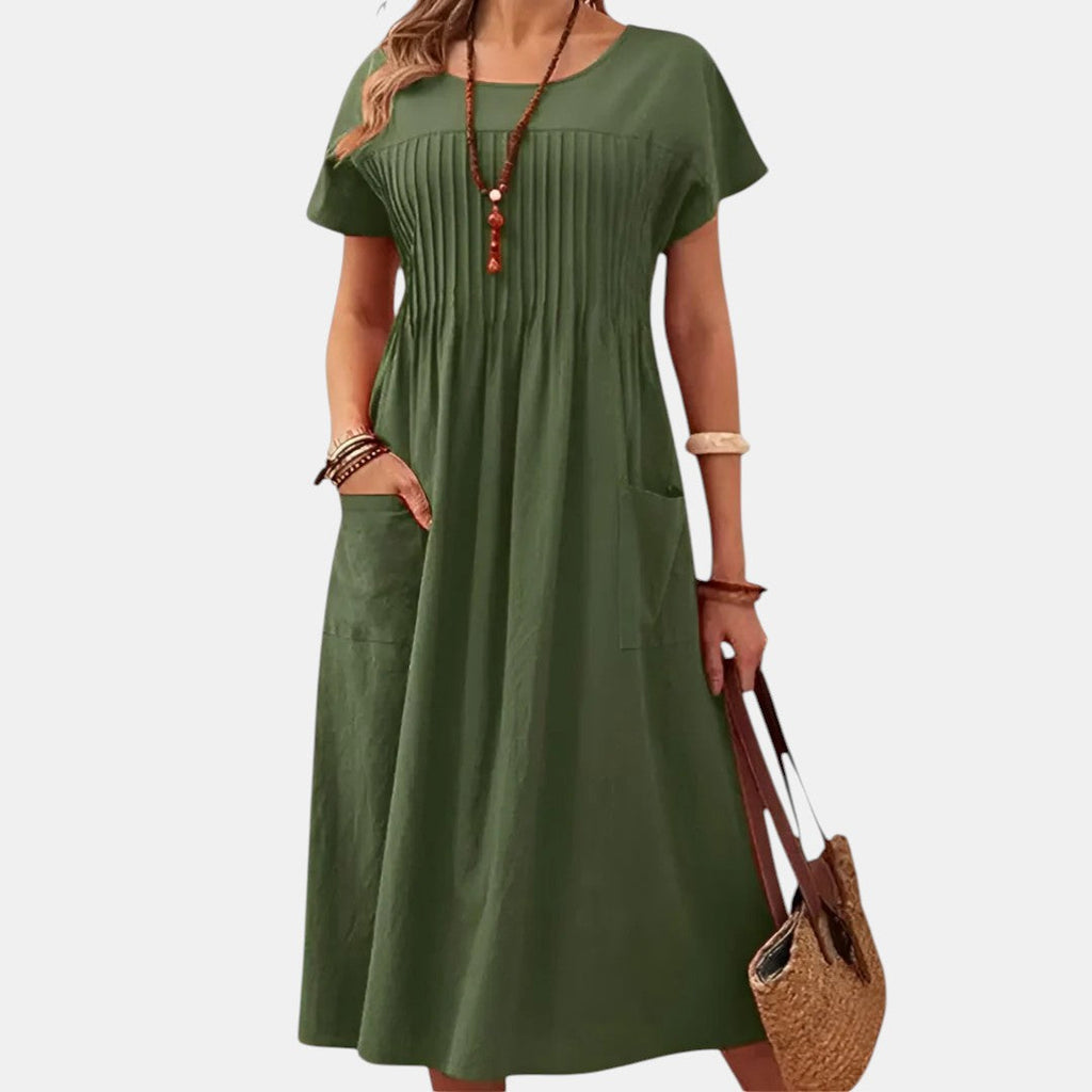 Jacqueline™ | Tummy Coverage Fit Day Dress