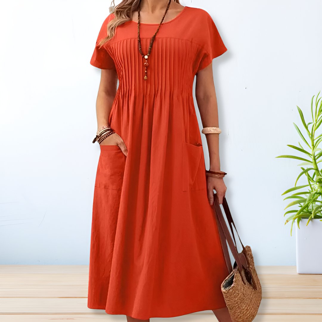 Jacqueline™ | Tummy Coverage Fit Day Dress