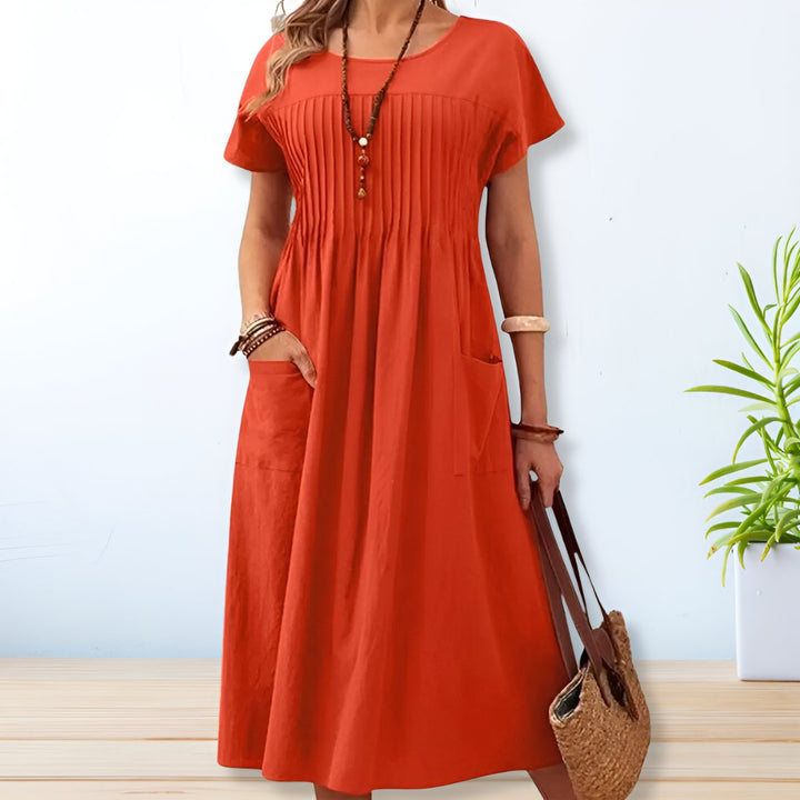 Jacqueline™ | Tummy Coverage Fit Day Dress