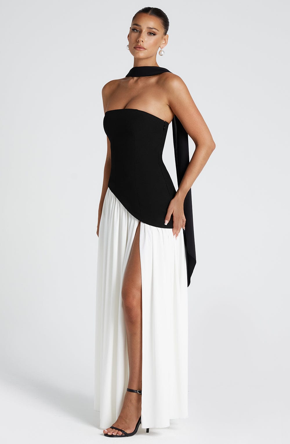 Luxe Chic Slit Maxi Dress