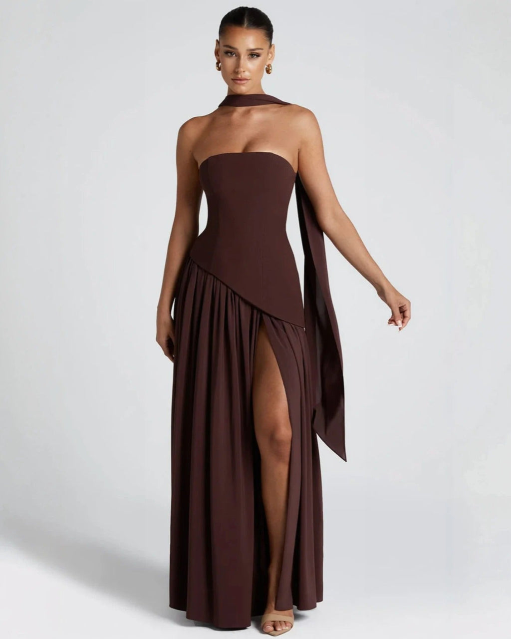 Luxe Chic Slit Maxi Dress