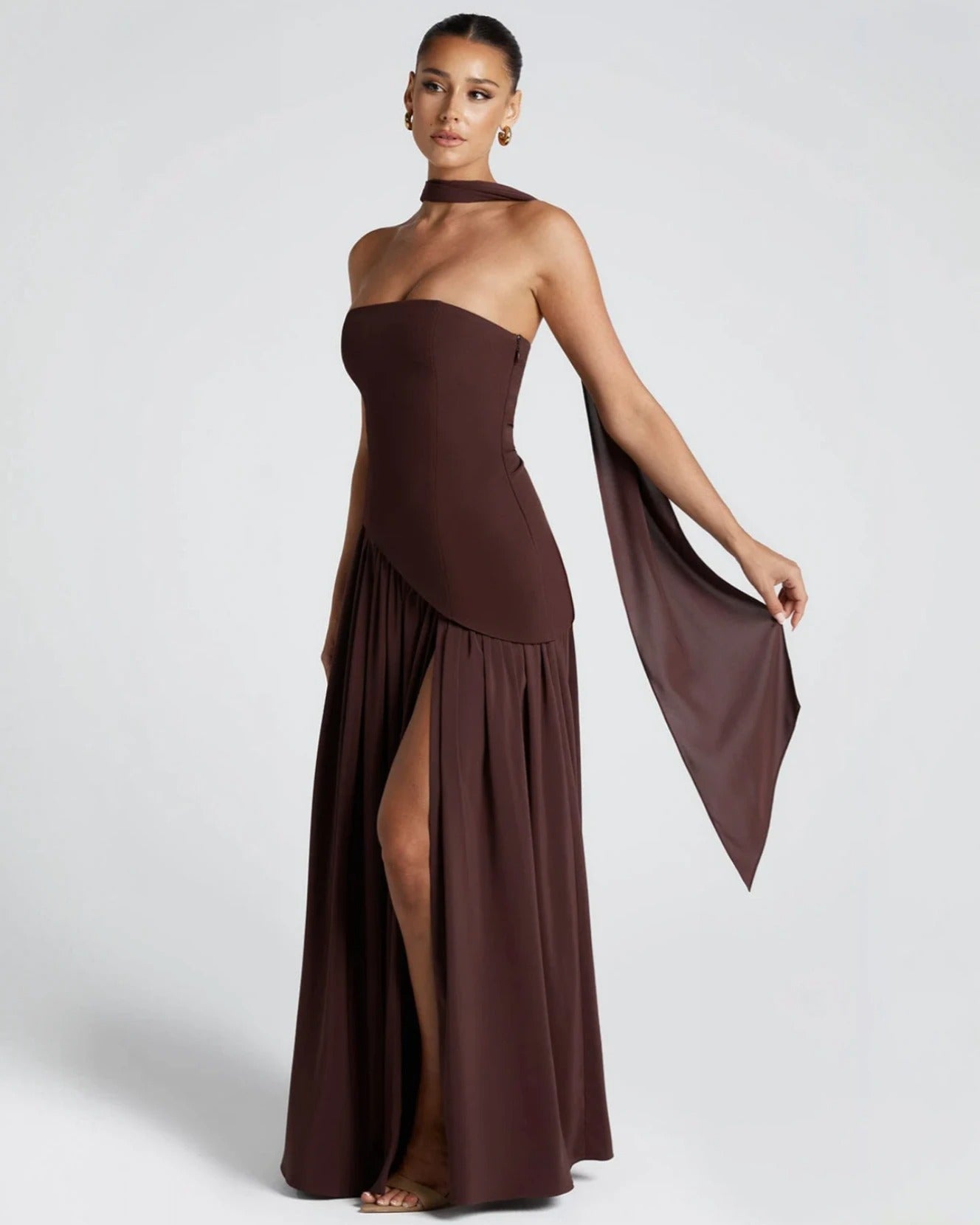 Luxe Chic Slit Maxi Dress