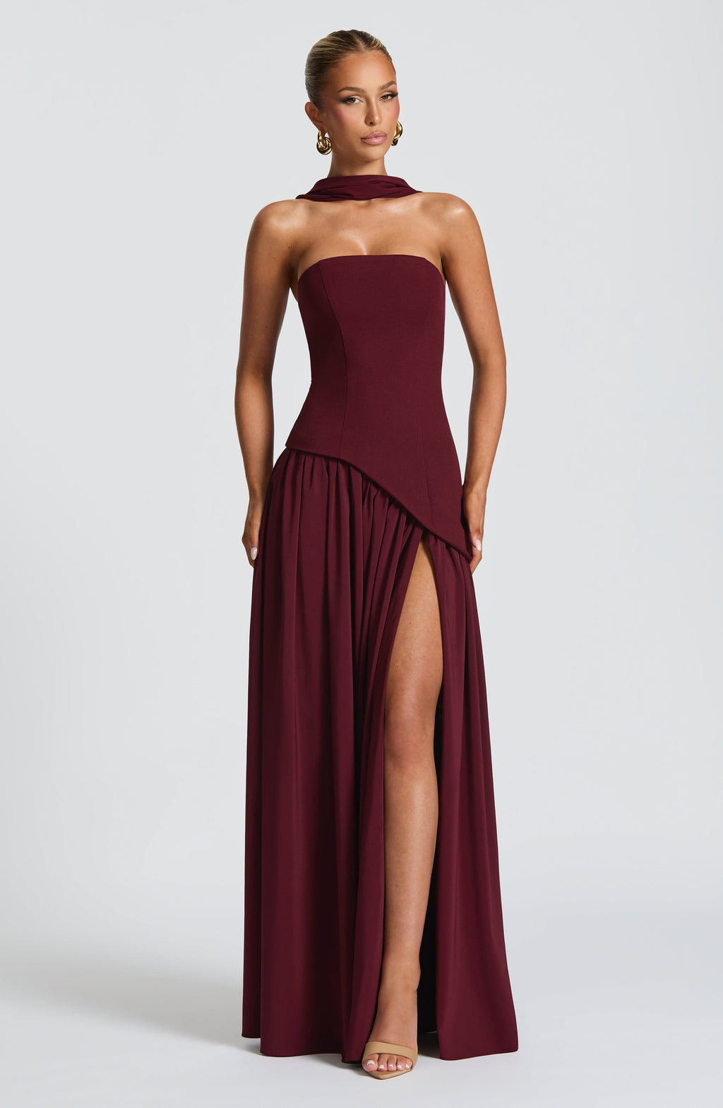 Luxe Chic Slit Maxi Dress