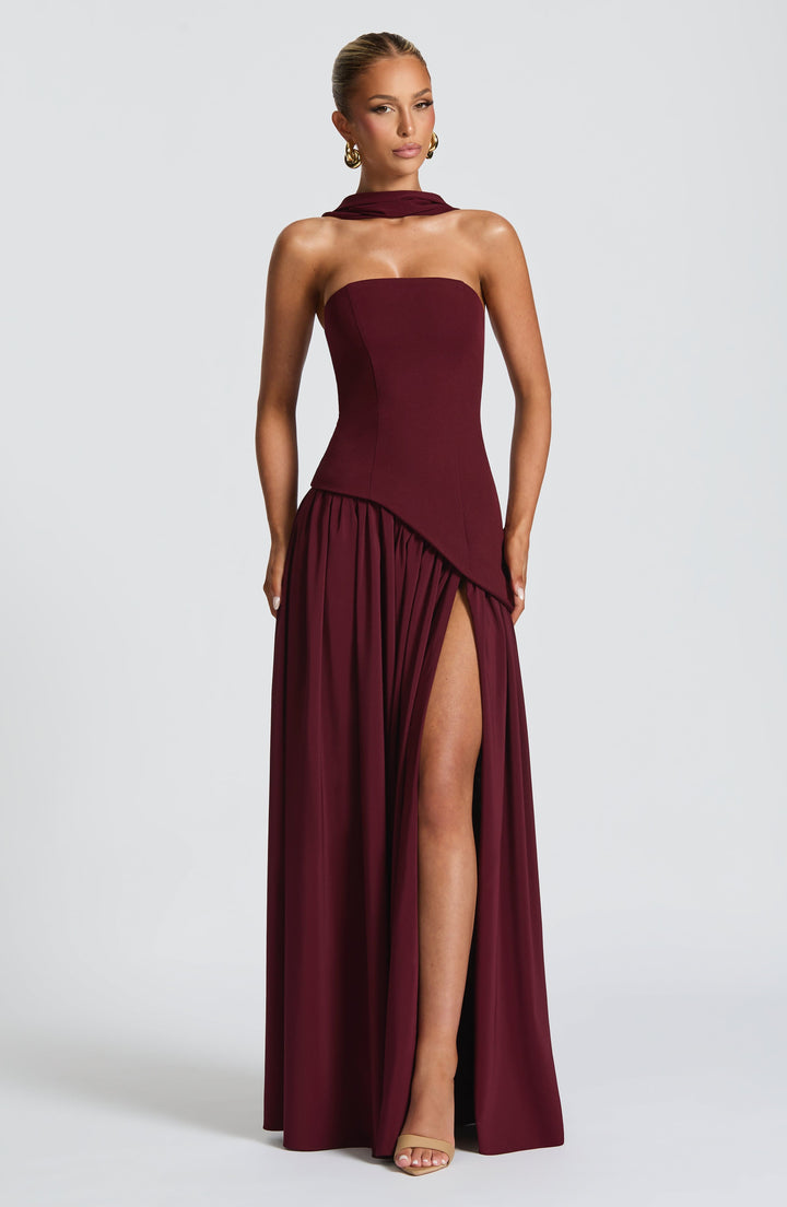 Luxe Chic Slit Maxi Dress