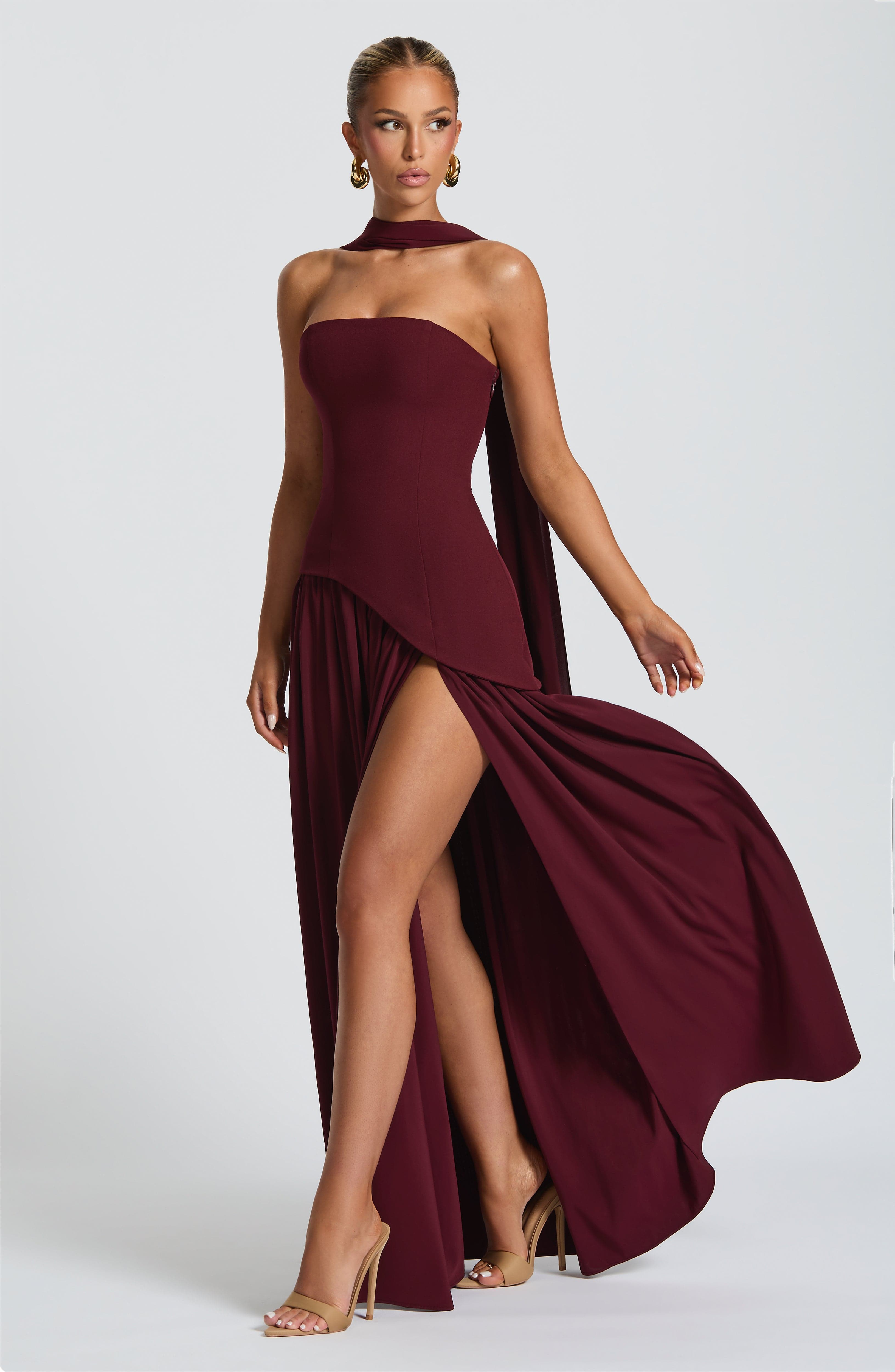 Luxe Chic Slit Maxi Dress