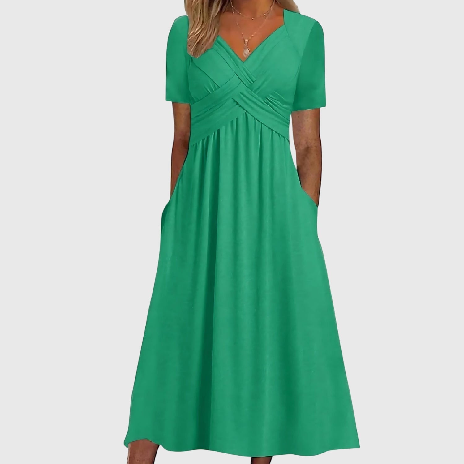 Manola | Tummy Coverage Midi Dress
