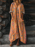 Ophira | Vintage Boho Dress with Pockets