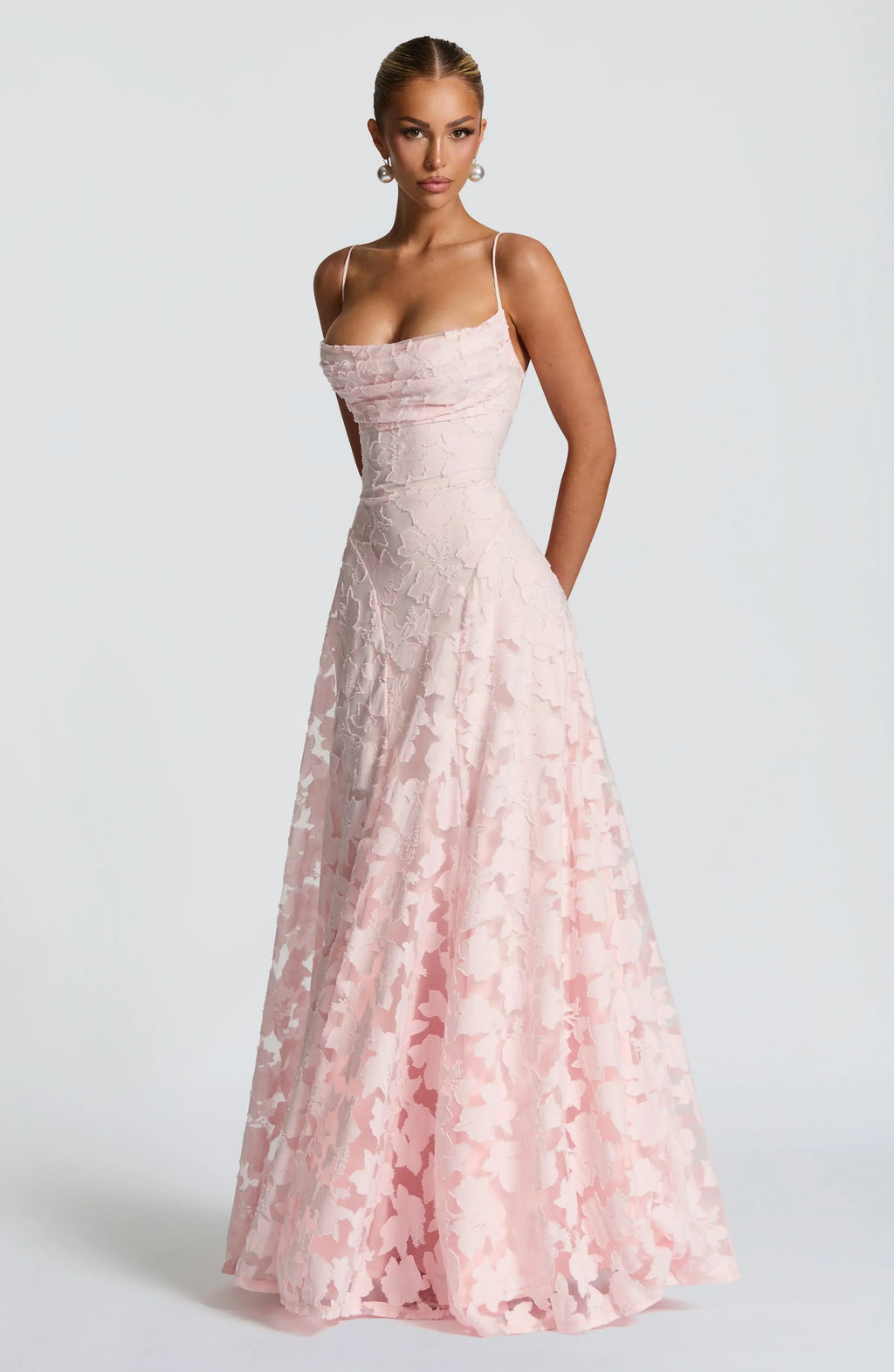 Aveline |Elegant Lace Corset Maxi Dress - Glamorous Evening Gown