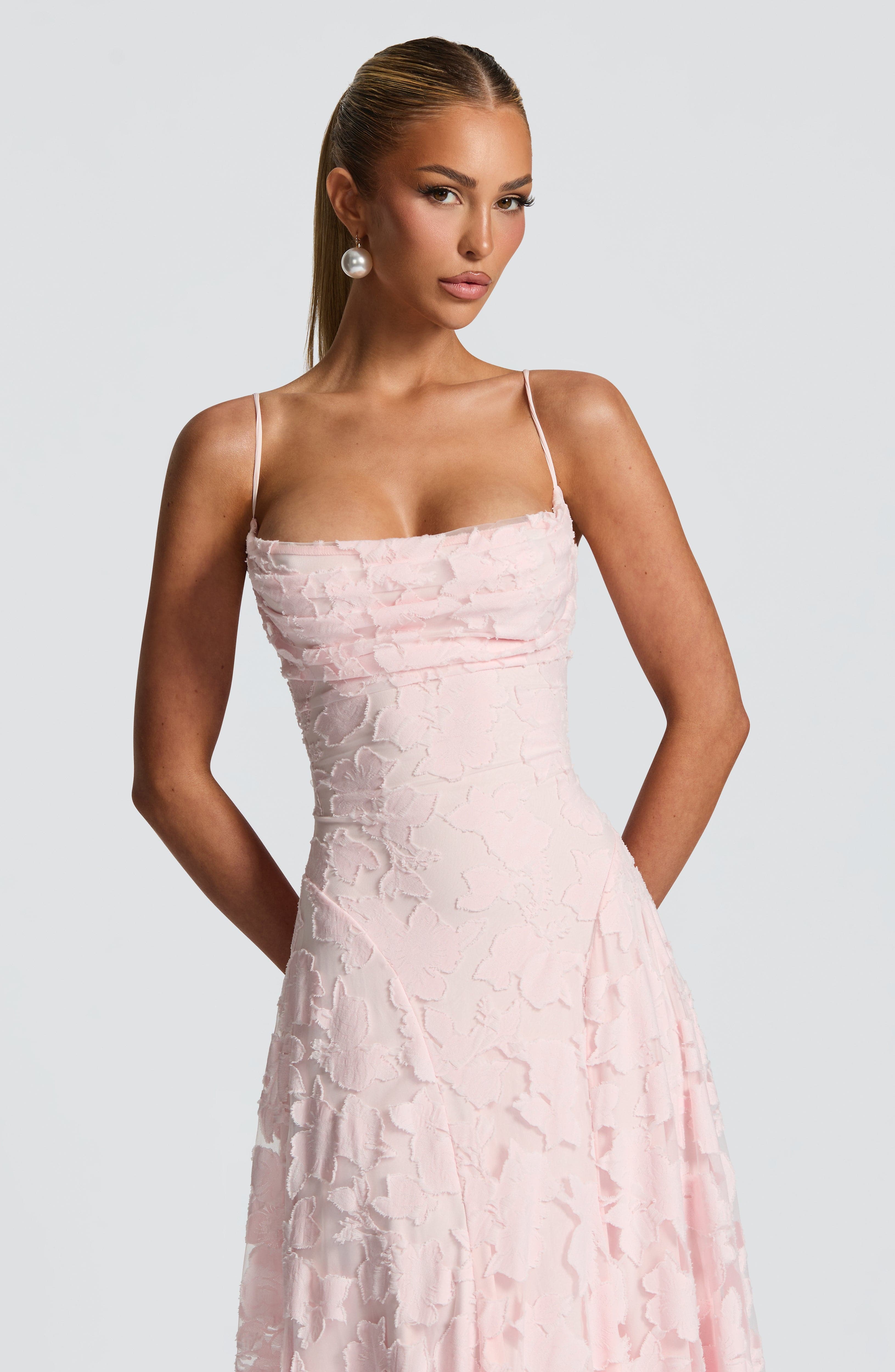 Aveline |Elegant Lace Corset Maxi Dress - Glamorous Evening Gown