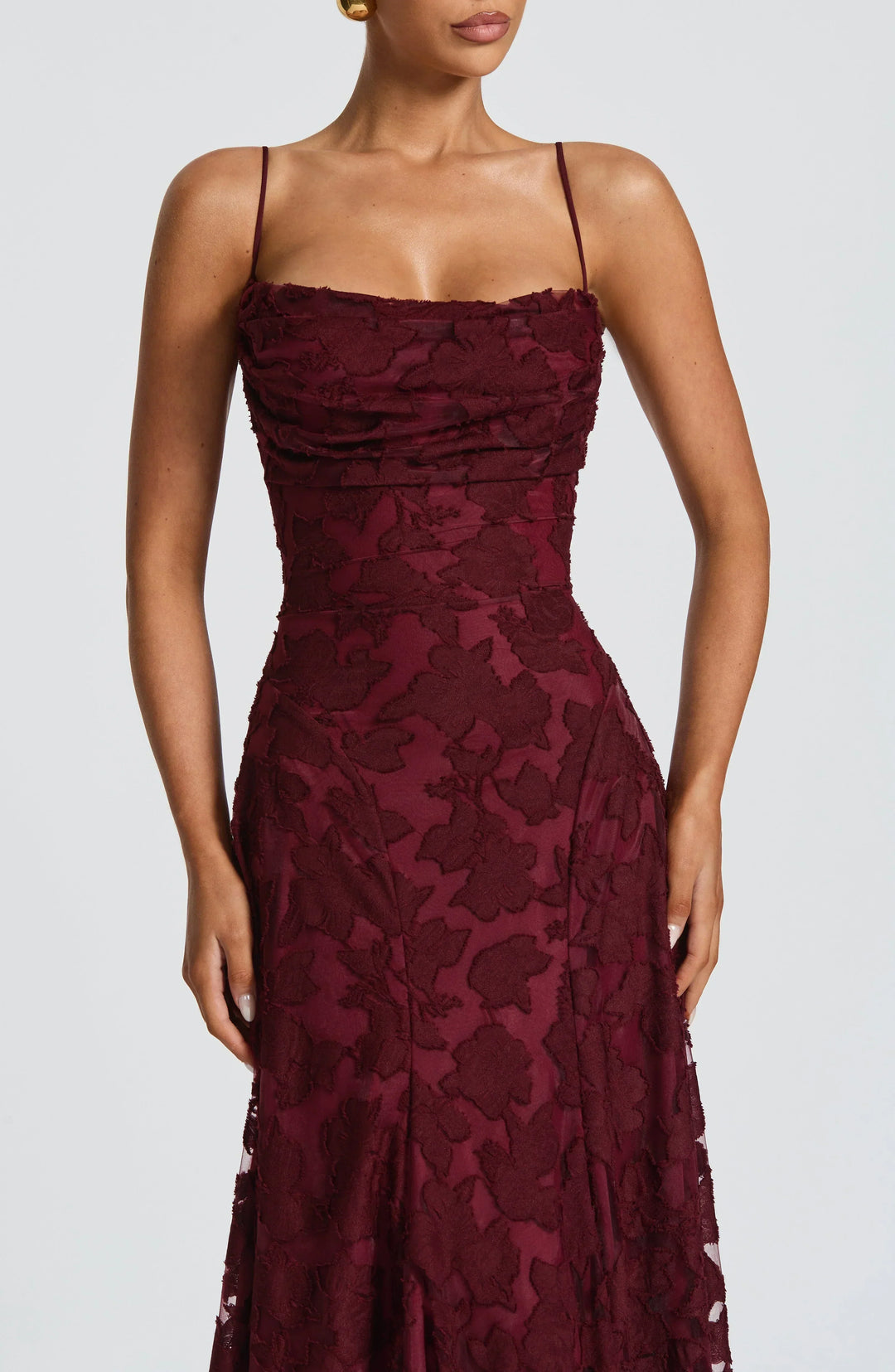 Aveline |Elegant Lace Corset Maxi Dress - Glamorous Evening Gown