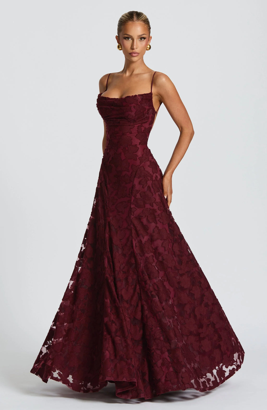 Aveline |Elegant Lace Corset Maxi Dress - Glamorous Evening Gown