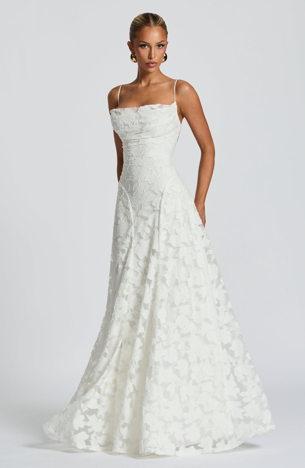 Aveline |Elegant Lace Corset Maxi Dress - Glamorous Evening Gown