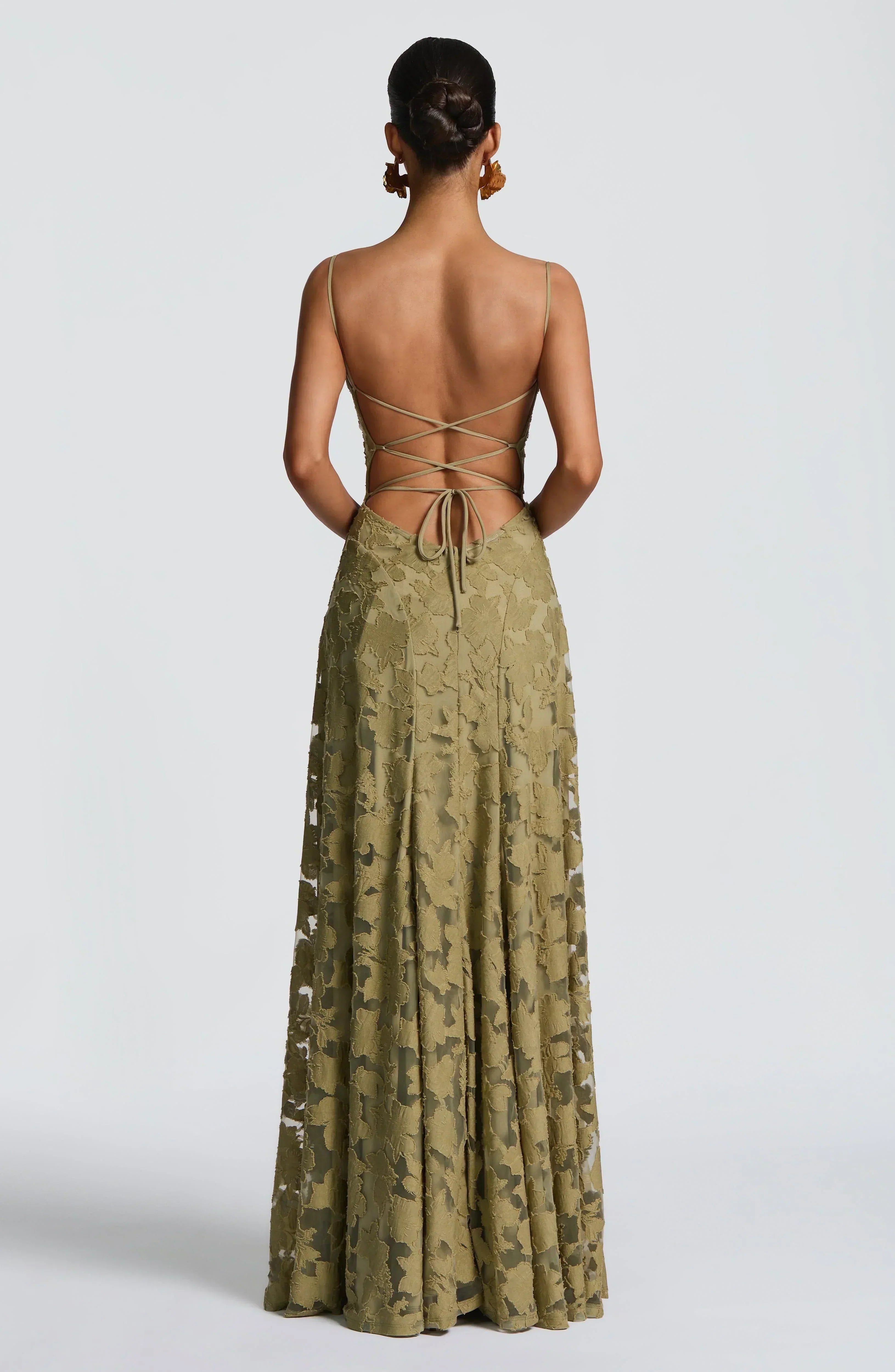 Aveline |Elegant Lace Corset Maxi Dress - Glamorous Evening Gown