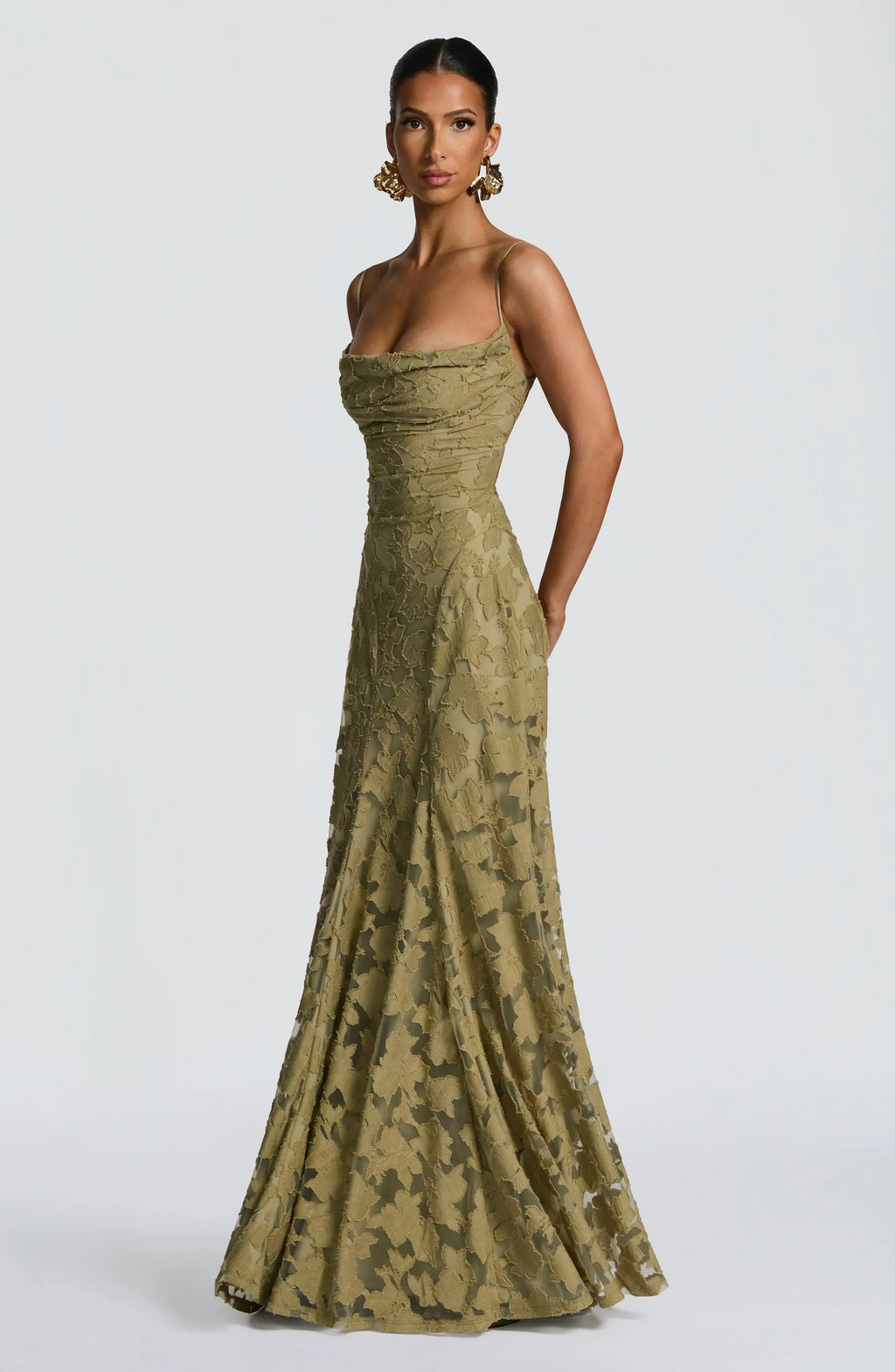 Aveline |Elegant Lace Corset Maxi Dress - Glamorous Evening Gown