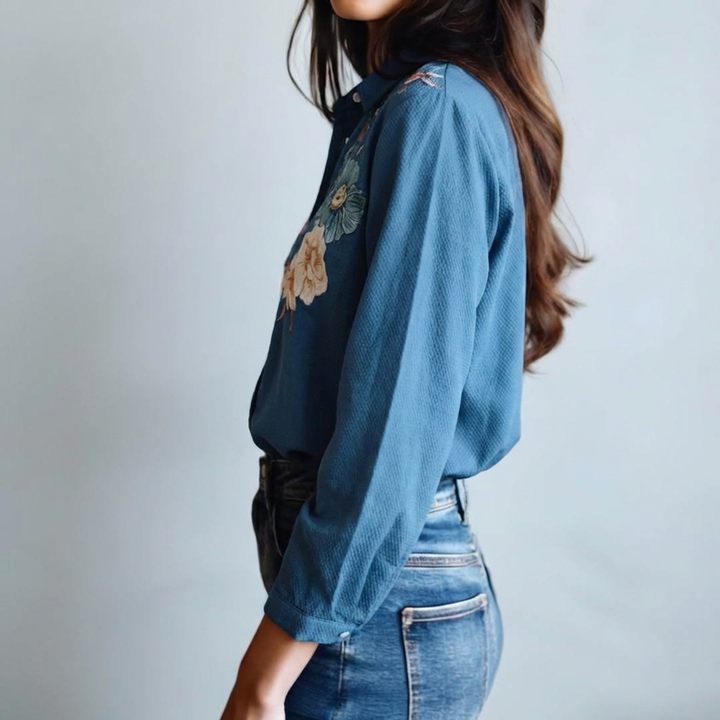 Floral Boho Chic Women's Blouse