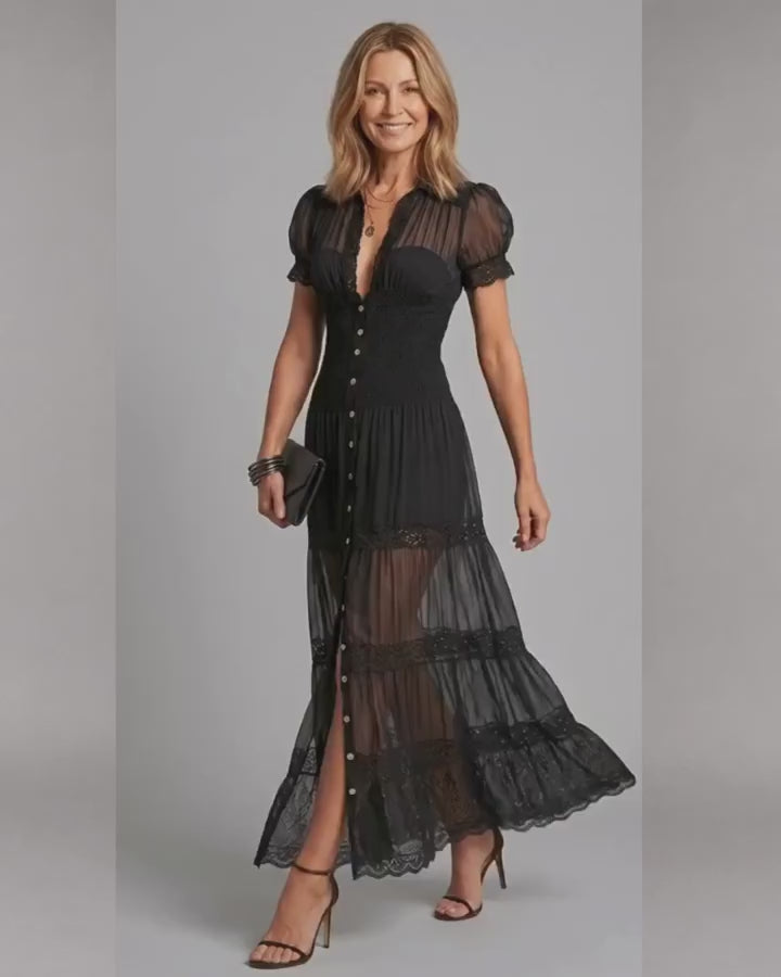 Melanie |  Bohemian Style Elegant Maxi Dress