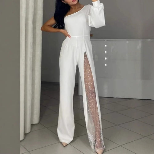 Ally™ One-Shoulder Flared Short Romper | Stylish Summer Romper