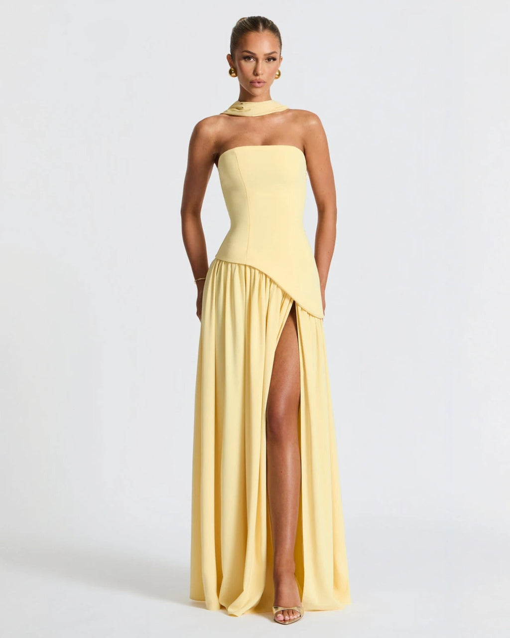 Luxe Chic Slit Maxi Dress