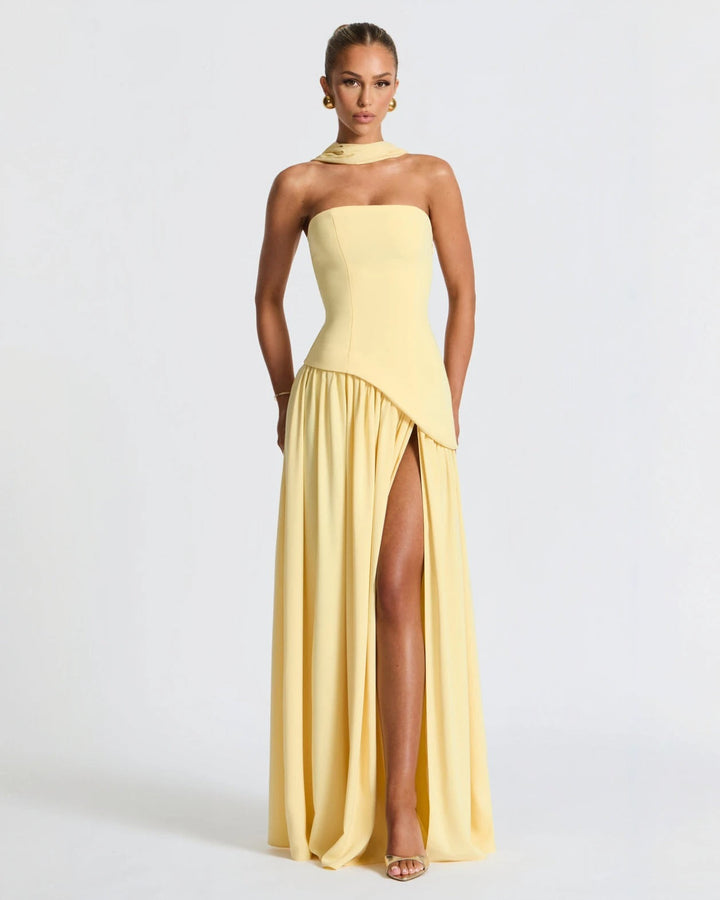 Luxe Chic Slit Maxi Dress