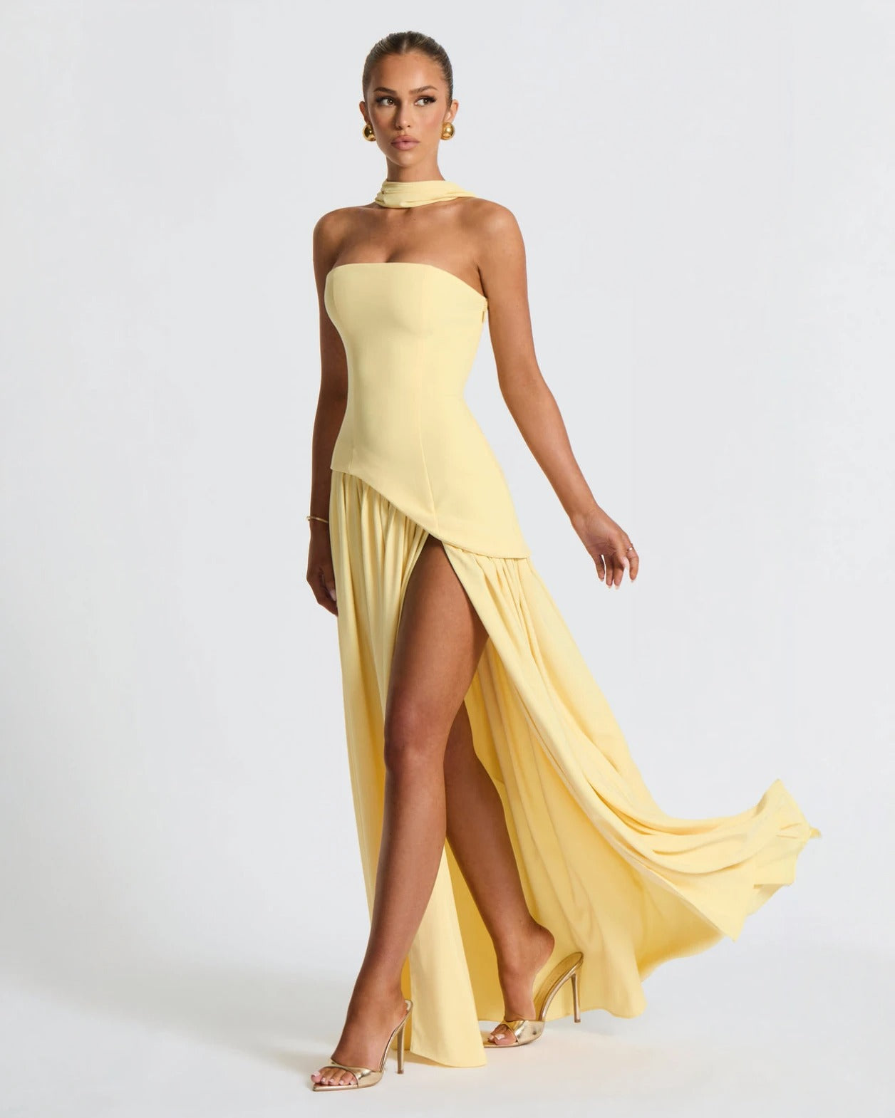 Luxe Chic Slit Maxi Dress