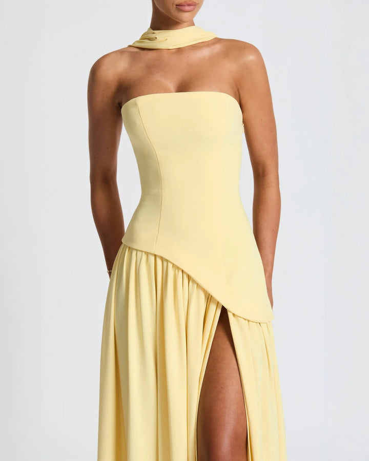 Luxe Chic Slit Maxi Dress